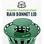 Alpine Industries Commercial Outdoor Rain Bonnet Lid, 38 Gallon, Round, Green (ALP479-38-A-GRN-MKTCOPY)~#|#~C585FB5F-FF5E-41E1-B155949C05E5366F_sc7