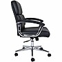 Lorell Vuelo Modern Bonded Leather Swivel Management Chair, Black (LLR20028)~#|#~C59291BA-1CC9-4790-B220C0743F8FC6E8_sc7