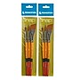 Princeton Snap! Short Handle Mixed Media Synthetic Brush Set No. 1, 3/Set, 2 Sets/Bundle (PBXP9650SET1-2)~#|#~C5C9103A-A114-4186-B86FDD49715D6B26_sc7