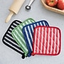 Better Houseware Striped Pot Holder, Green (BTH1683G)~#|#~C5D3579F-9B52-4CCC-A130CAF23637F2BD_sc7