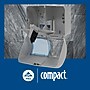 Georgia-Pacific Compact 2-Roll Side-by-Side Coreless Toilet Paper Dispenser, Gray (56783A)~#|#~C5D463C3-F340-4DCB-A733DA93A11FD816_sc7