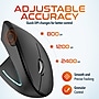 Delton S12 Wireless Ergonomic Vertical Left-Handed USB-A/C Mouse, Black (DMERG12LWB)~#|#~C5E3413D-6F8B-4810-85E3C55A3174AA4B_sc7