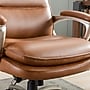 La-Z-Boy Jenkins Ergonomic Bonded Leather Swivel Executive Big & Tall Chair, Brown (60075-CAM)~#|#~C5F2F5FA-E7C1-4CB3-9E061FB6C07745F4_sc7