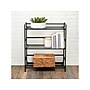 Advantus FlipShelf 3-Shelf Steel Rack, 30.5" x 26.75" x 12", Black (38703)~#|#~C6059FAA-7575-442F-A210EC32CD0AF571_sc7