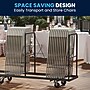 Flash Furniture HERCULES Plastic Folding Chair, Beige, 6/Pack (6LEL3BEIGE)~#|#~C60A6553-EBD6-4A21-ADACCBECC7350EF6_sc7