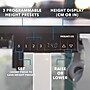 Mount-It! 63"W Electric Corner Adjustable Standing Desk, Black/White (MI-15016)~#|#~C612E42B-4714-435B-A8A256B59FCC2E3F_sc7