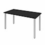 Bestar Universel 60"W Table Desk With Square Metal Legs, Black (65865-18)~#|#~C623F931-517B-4D6B-BDB9C0FB92972B27_sc7