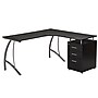 Techni Mobili Modern L-Shaped Computer Desk with File Cabinet, Espresso (RTA-4804L-ES)~#|#~C62A14BC-BFDD-47E6-99B1FE17EA454212_sc7