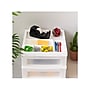 Iris 6-Drawer Standalone Cart, White/Translucent White (585008)~#|#~C635A85B-87CC-4F5A-8D02DD8301855E0F_sc7
