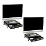 Mind Reader Monitor Stand and Desktop Organizer, Up to 22" Monitor, Black, 2/Pack (2MONSTA3D-BLK)~#|#~C641898A-DE4B-4B5A-960463C6C3DBF984_sc7