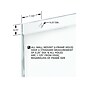 Azar Sign Holder, 4" x 6", Vertical, Wall Mounted, Clear, Acrylic, 10/Pack (162732)~#|#~C6430E52-638E-4628-BE59C303AD8DD7F2_sc7