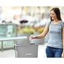 Alpine Industries Plastic Trash Can and Dolly, 23 Gallon, Gray (ALP477-GRY-PKD)~#|#~C64778C8-9081-493B-B5C489C7CAB6763F_sc7