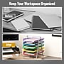 Mind Reader 5-Compartment Metal Desk Tray, Multicolored (5TPAPER-ASST)~#|#~C675075E-99C2-4B06-93C5A83165AD6F28_sc7
