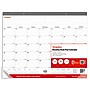 2026-2027 Staples 21.75" x 17" Academic Monthly Desk Pad Calendar, Gray (ST59496-27)~#|#~C67B83AD-E697-40DB-A687D9999AD7B973_sc7