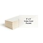 Smead Self-Adhesive Poly Binder Pockets, Index Card Size, Clear, 100/Box (68153)~#|#~C684DBFC-3765-438C-80081E9FA90B0469_sc7