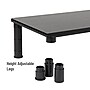 Mind Reader Adjustable Dual Monitor Stand, Black (DUBMO-BLK)~#|#~C693BFD3-892D-4EF2-8D1538EC2E17FF49_sc7