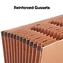 Staples Heavy Duty Reinforced Accordion File, Monthly Index, 12-Pocket, Legal Size, Brown (595370)~#|#~C6D39174-AF48-42C7-ABED14C0BAA72710_sc7