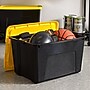 Iris 60 Quart Storage Container with Hinged Lid, Plastic, Yellow, 6/Pack (500277)~#|#~C6DA17CC-3670-44A1-B2262F7C68B434BF_sc7