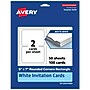 Avery Matte General Use Blank Cards, White, 100/Box (95349)~#|#~C6E94FDF-56E0-4A9E-8A2611FE43A43C12_sc7