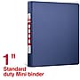 Staples 1" 3-Ring Non-View Binder, D-Ring, Navy Blue (26408-CC)~#|#~C6EF407B-F798-4A3C-9C6734580BF49364_sc7