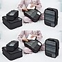 BAGSMART 10.5" 6-Piece Polyester Packing Cube, Water Resistant, Black, 6/Set (BM0104003AN001)~#|#~C6FA64C3-3081-4211-BA98B7B511A30560_sc7