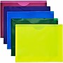Business Source Straight Tab Cut Letter File Jacket, Assorted Colors, 10/Pack (BSN44435)~#|#~C70B8163-FCFC-4755-916B6F67C9BB2BAC_sc7