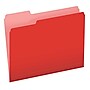 Pendaflex Recycled File Folder, 1/3-Cut Tab, Assorted, Letter Size, Red, 100/Box (4210 1/3 RED)~#|#~C713CA48-9A2A-49C4-85D5A505EC2854FF_sc7