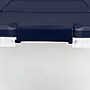 Home Logic 29 Qt. Latch Lid Storage Tote, Clear/White, 6/Pack (7102-010000044)~#|#~C71E9B0F-4F99-4308-B493D5DF0E09A9E2_sc7