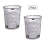 Mind Reader Metal Mesh Trash Can Without Lid, 4.4 Gallon, Silver, 2/Pack (2CIRGA-SIL)~#|#~C73A26E3-83F9-4D6F-B751E516DE1E2E15_sc7