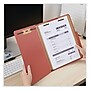 Universal Recycled Reinforced Pressboard Classification Folder, Letter Size, Red, 10/Box (UNV10290)~#|#~C754CFAD-D443-4FF5-9DBEA80C9D3A3A3D_sc7