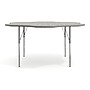 Flash Furniture Wren 60" Flower Activity Table, Height Adjustable, Light Gray Top/Silver Frame (XUA60FLRLGTA)~#|#~C76F1857-49EC-4E14-8BEE06FF97B1F10E_sc7