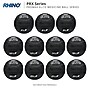 Champion Sports RHINO Promax Elite Black Medicine Ball, 8 Lbs. (PRX8)~#|#~C77DFE33-9E2B-4F98-AAA361080556DF83_sc7