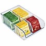Azar Small Plastic Storage Bin, Clear, 4/Pack (556752-4PK)~#|#~C7A3DE15-6161-4E68-BE7D688024647271_sc7