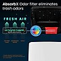 iTouchless Stainless Steel Sliding Lid Sensor Trash Can with AbsorbX Odor Control System, 14 Gal., White (IT14SW)~#|#~C7C8B277-E07F-4BAC-B54799F0B6EF3D7B_sc7