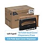 Georgia-Pacific Safe-T-Gard Toilet Seat Cover Dispenser, Half-fold, Black, 10/Carton (57748)~#|#~C7E8D655-2D00-46F6-B02F1BEB4C28E4DF_sc7