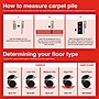 Staples Office Chair Mat, Clear Floor Mats, Low-Pile Carpets, 60 x 46 Inch, Smooth Glide~#|#~C7ED4488-D810-4958-816877247773ACB9_sc7