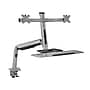 Mount-It! Dual Monitor Sit-Stand Workstation, Height Adjustable Desk Converter with Full Motion Arm (MI-7904)~#|#~C8070F65-24F9-4259-91947AD9C9602B4D_sc7