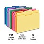 Staples File Folders, 1/3-Cut Tab, Letter Size, Assorted, 250/Box (ST576937-CC)~#|#~C81BE84E-B97D-49C8-81659A1E1F996729_sc7