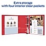Avery Heavy Duty 2" 3-Ring View Binders, One Touch EZD Ring, Red (79225)~#|#~C823C322-4178-4140-83A5B9E2099CD25B_sc7