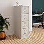 Staples Commercial 4-Drawer Vertical File Cabinet, Letter Size, Lockable, 51.97"H x 14.9"W x 26.5"D, Putty (59597/25410)~#|#~C8587182-21C1-43A6-9EAEF81336F41251_sc7
