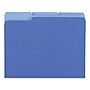 Universal File Folder, Letter Size, Blue, 100/Box (UNV12301)~#|#~C866F354-C0E1-474B-A3B56E0BEB81E49E_sc7