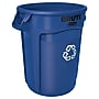Rubbermaid Commercial Products Brute Resin Recycling Container, 32 Gallon, Blue (FG263273BLUE)~#|#~C86A4A47-96AB-4F52-ADA9A16D965A79B8_sc7