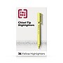 TRU RED™ Pocket Stick Highlighter with Grip, Chisel Tip, Yellow, 36/Pack (TR54582)~#|#~C870327B-0FF5-4876-8BA3E8DA954D9078_sc7