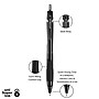 uni-ball Jetsream Elements Ballpoint Pens, Medium Point, 1.0mm, Assorted Ink, 6/Pack (70149)~#|#~C875DA83-5FB4-4D03-A49E3B612E715CE4_sc7