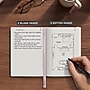 Staples Pro120 Elite™ Hardcover Journal, 5.5" x 8", Narrow Ruled, Dusty Pink, 195 Pages (ST63375)~#|#~C8793B69-2971-41AA-9BC682EC070964BE_sc7