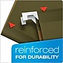 Pendaflex Ready-Tab Hanging File Folders, 6-Tab, Legal Size, Standard Green, 25/Box (PFX 42591)~#|#~C87AA2C0-A0BE-4046-967AD4B1E5E7DE01_sc7
