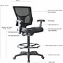 Lorell Contemporary Fabric Full Back Industrial/Shop Stool, Black (LLR62021)~#|#~C87D95BD-019B-4AC5-B19100FF9C507B35_sc7