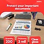 Staples Thermal Laminating Pouches, Letter Size, 9 x 11.5 Inches, 3 Mil, 200/Pack, for Office & School Use~#|#~C8AD9418-DC68-4D9E-A52F056D777264FF_sc7