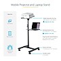 StarTech.com Mobile Projector and Laptop Stand/Cart with Lockable Wheels, Black (ADJPROJCART)~#|#~C8BCC4D0-D901-4EE1-A05463D5C60A1592_sc7