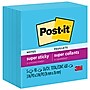 Post-it Super Sticky Notes, 3" x 3", Blue Paradise, 90 Sheet/Pad, 5 Pads/Pack (654-5SSBE)~#|#~C8EED156-0078-40FD-84196B430BF69348_sc7